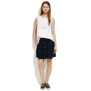 Madewell Turntable Skirt in Ikat Size Small